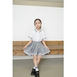 BD-MO-160 Design British style school uniforms, custom-made comfortable lapel neckline design, matching color webbing, pleated skirt design, webbing decoration, pleated skirt anti-light design