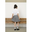 BD-MO-162 Design gray British style pleated skirt Custom-made shirt school uniform suit School skirt design anti-glare safety pants School uniform production factory