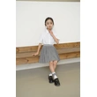 BD-MO-162 Design gray British style pleated skirt Custom-made shirt school uniform suit School skirt design anti-glare safety pants School uniform production factory