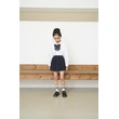 BD-MO-164 Custom-made two-piece sports style children's school uniforms Design shirt school uniforms Double layer anti-glare school uniform skirts Real people try on model demonstrations