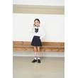 BD-MO-164 Custom-made two-piece sports style children's school uniforms Design shirt school uniforms Double layer anti-glare school uniform skirts Real people try on model demonstrations