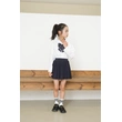 BD-MO-164 Custom-made two-piece sports style children's school uniforms Design shirt school uniforms Double layer anti-glare school uniform skirts Real people try on model demonstrations