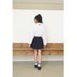 BD-MO-164 Custom-made two-piece sports style children's school uniforms Design shirt school uniforms Double layer anti-glare school uniform skirts Real people try on model demonstrations