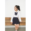 BD-MO-164 Custom-made two-piece sports style children's school uniforms Design shirt school uniforms Double layer anti-glare school uniform skirts Real people try on model demonstrations