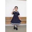 BD-MO-165 Custom-made college style children's school uniforms, design lapel school uniform skirts, simple cuffs, real people try on, model demonstrations