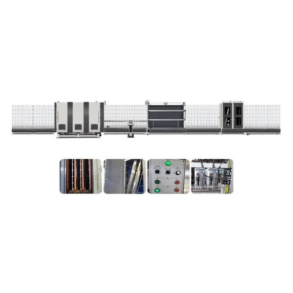 автоматическая линия по производству стеклопакетов lzk2500g - заполнение газом