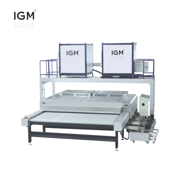Высокоскоростная горизонтальная машина для мойки и сушки стекла шириной 2500 мм