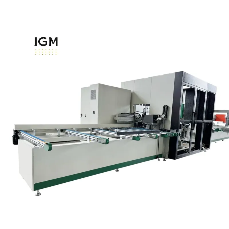 обрабатывающий центр для резки алюминиевых окон для фрезерования, сверления, распиловки