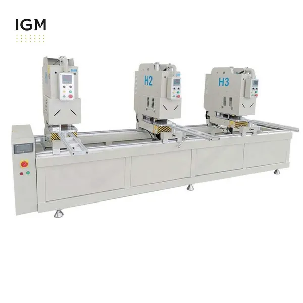 سعر ماكينة لحام بدون لحامات مزدوجة الرأس من مادة UPVC الملونة - igm