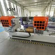 Precio de la máquina cortadora de aluminio automática de doble cabezal de 20 pulgadas