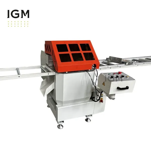Aluminum Extrusion Single Head Aluminium Cutting Machine For 45° 90°