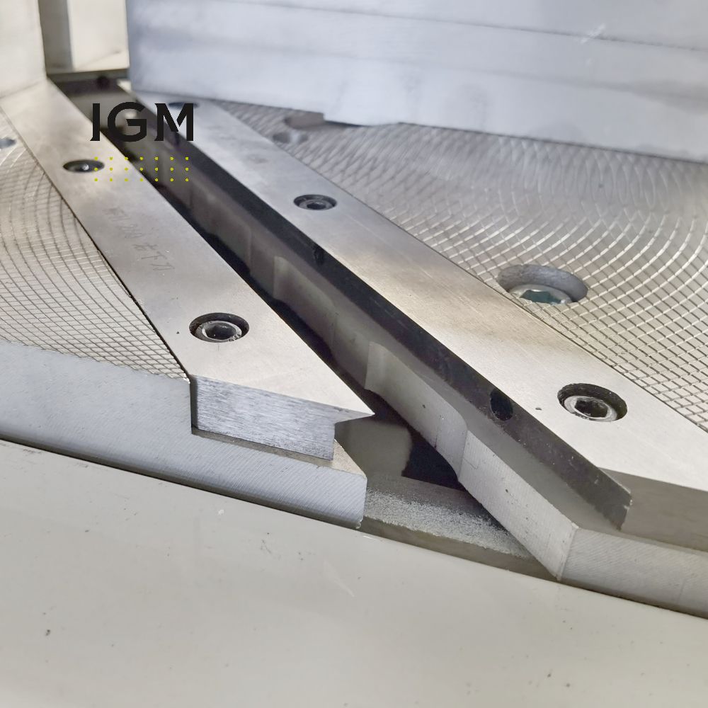 Máquina soldadora de ventanas de PVC con soldadura sin costuras de un solo lado