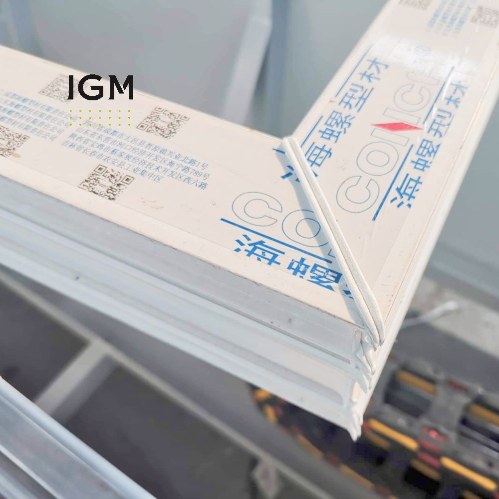Máquina de soldadura de costura de 2 mm de doble cara para ventanas de PVC