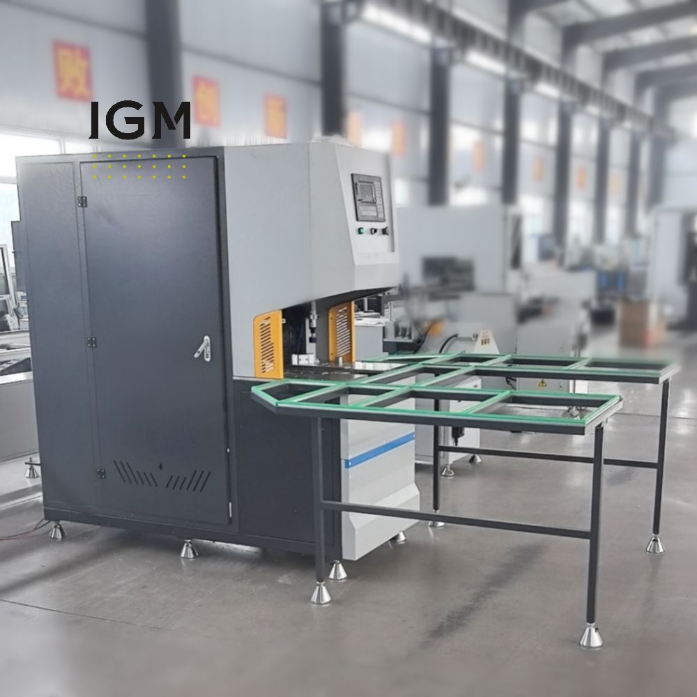 Banco de trabajo de la máquina de limpieza de ventanas de UPVC