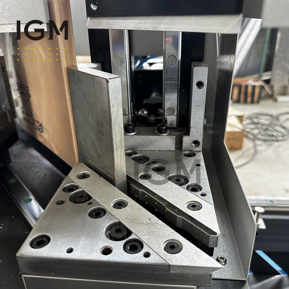 Cabezal de soldadura de la máquina soldadora de ventanas de UPVC
