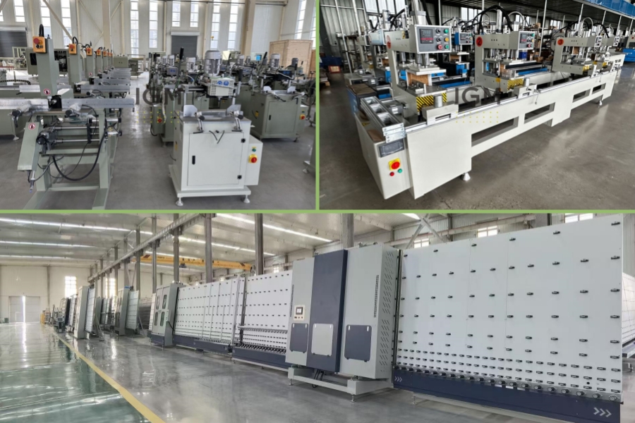 Línea de producción automática de vidrio aislante de la fábrica IGM