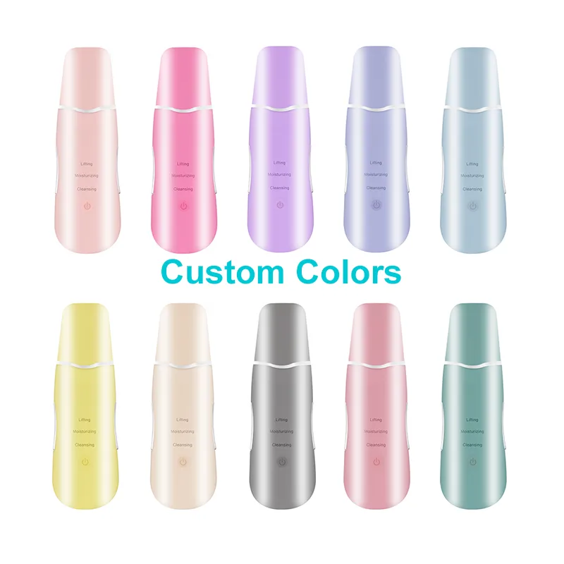 Dermaplaning Facial Spatula Clean Peeling Ultrasonic Skin Scrubber