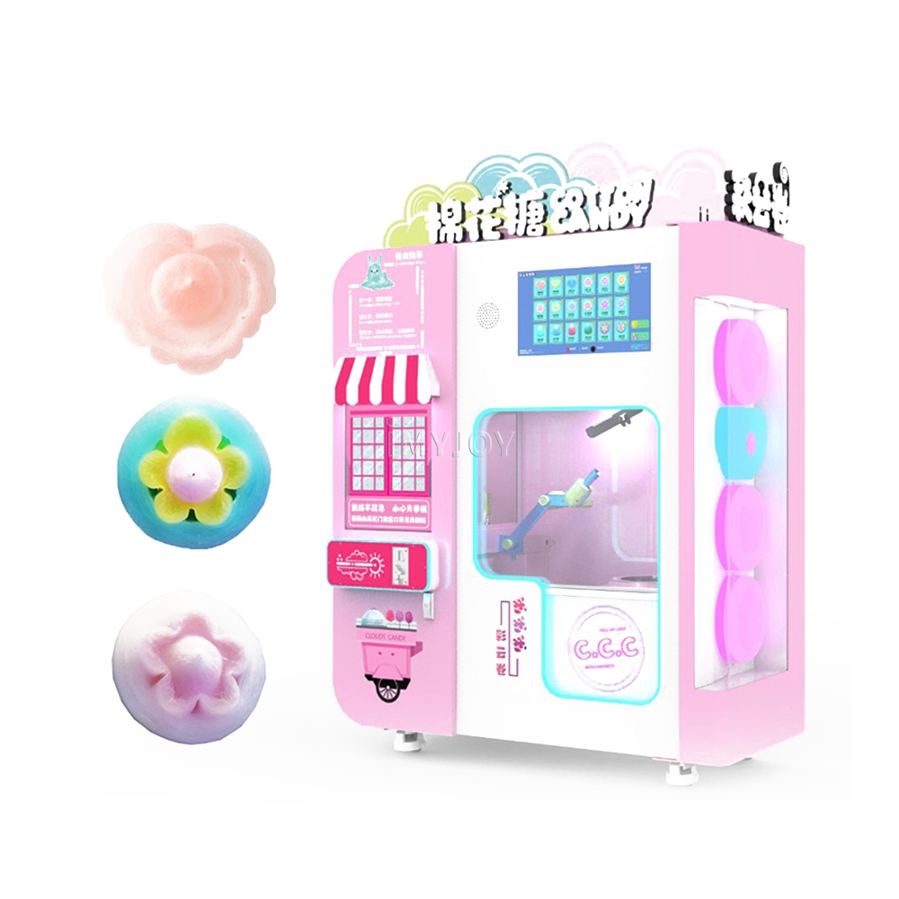 Self Service  Automatic Fairy Floss Cotton Candy Vending Machine