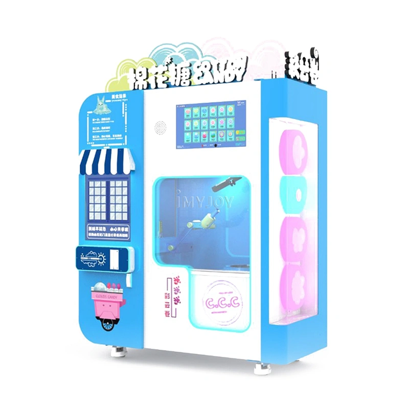 Self Service Automatic Fairy Floss Cotton Candy Vending Machine