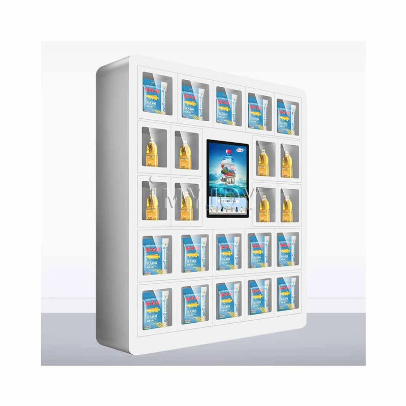F3 21.5 inch vending machine with touch screen and lattice cabinet