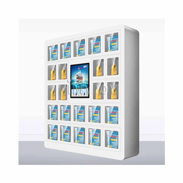 F3 21.5 inch vending machine with touch screen and lattice cabinet