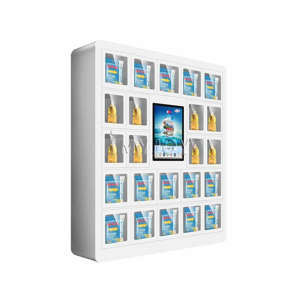 F3 21.5 inch vending machine with touch screen and lattice cabinet
