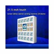 F3 21.5 inch vending machine with touch screen and lattice cabinet