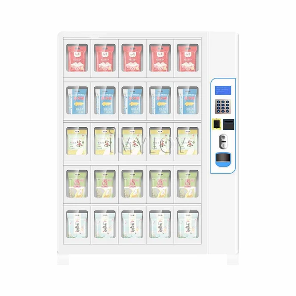 F4 multifunctional food and beverage 25-door lattice vending machine