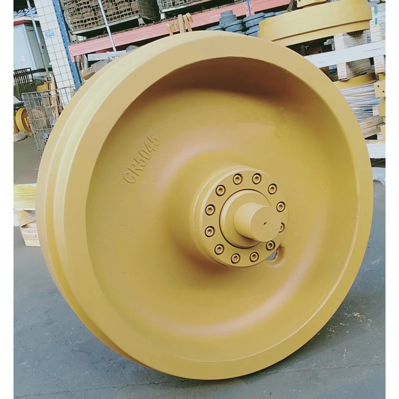 Caterpillar bulldozer front idler assy 