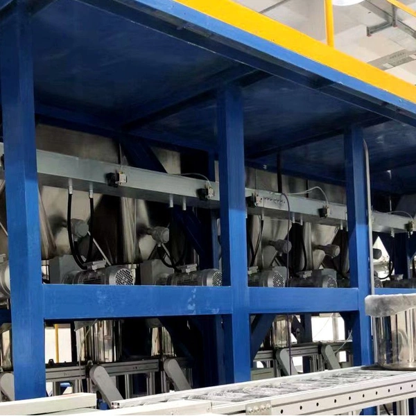 Fully automatic mobile batching system