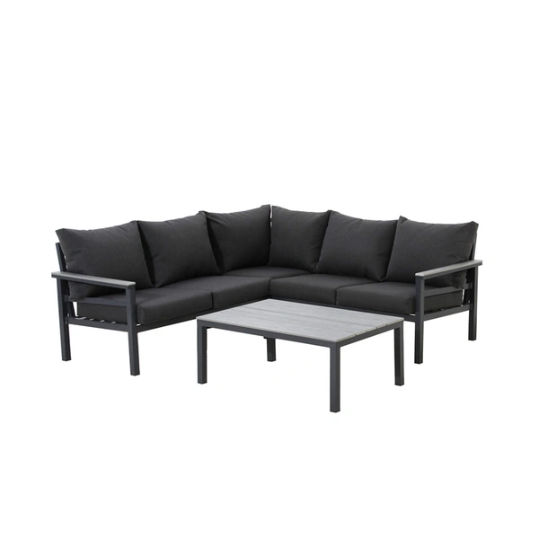 Hot Sale UV-Protection Modern Outdoor Garden Aluminium Coversation Sofa Set