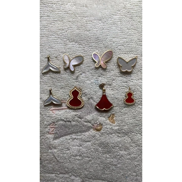 Tiger's eye, malachite, shell ,onyx stone