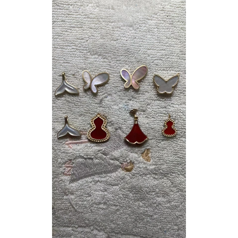 Tiger's eye, malachite, shell ,onyx stone