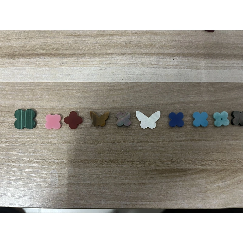 Tiger's eye, malachite, shell ,onyx stone