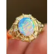 Celestial Dream Engagement Ring | Custom 18K Gold Diamond Ring