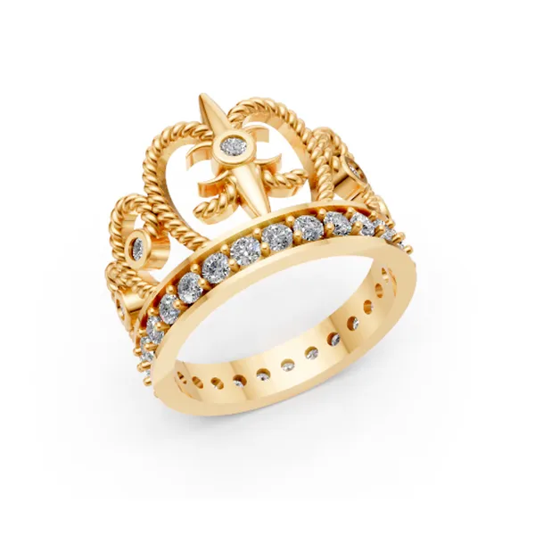 Dynasty Emerald Cut Diamond Ring - Elegant Luxury Ring