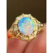 Celestial Dream Engagement Ring | Custom 18K Gold Diamond Ring