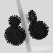 Fashion street style celebrity bohemian style earrings tassel exaggerated large earrings braided bead earrings ern82