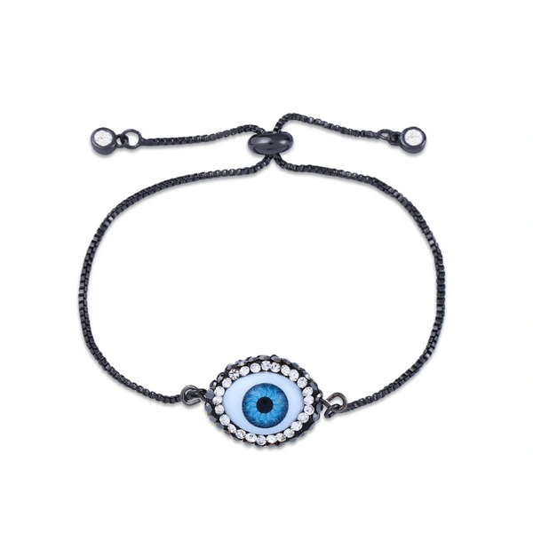 European and American devil's eye copper inlaid color zirconium alloy bracelet blue eyes hand jewelry female simple new bra60