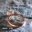 E-commerce spot new style ring classic four-claw simulation zircon finger ring hand jewelry wholesale