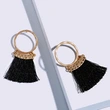 European and American fashion earrings trendy women exaggerated long temperament geometric tassel earrings earrings earrings female erj98