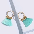 European and American fashion earrings trendy women exaggerated long temperament geometric tassel earrings earrings earrings female erj98