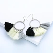 European and American fashion earrings trendy women exaggerated long temperament geometric tassel earrings earrings earrings female erj98