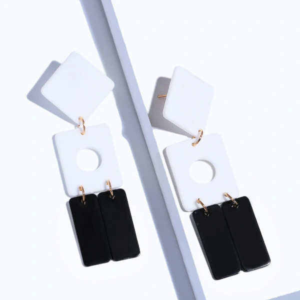 European and American exaggerated geometric earrings female 2022 popular jewelry Aosheng jewelry female erm50