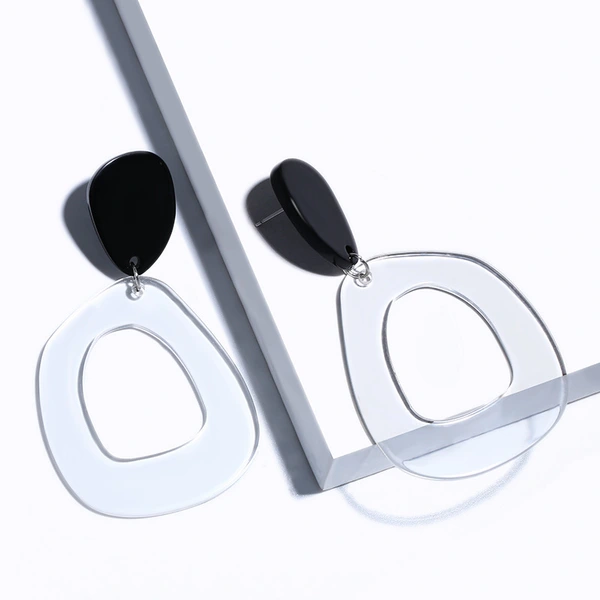 European and American exaggerated geometric earrings female 2022 popular jewelry Aosheng jewelry female erm50