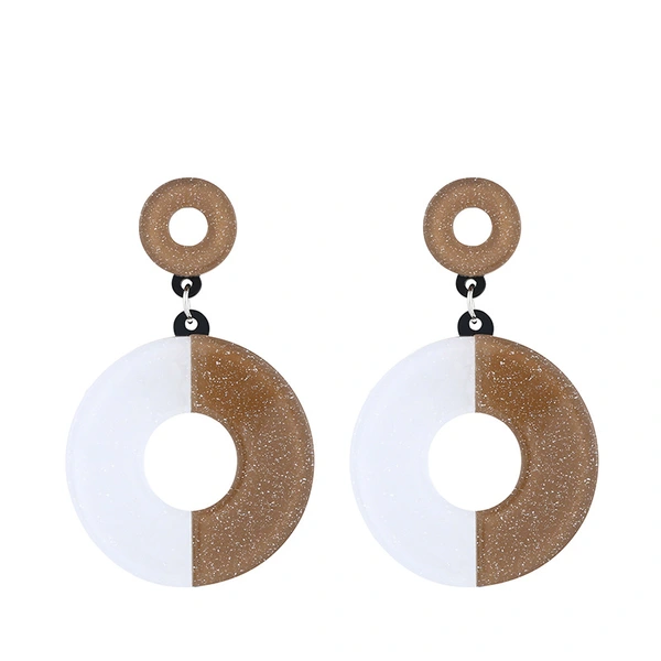 European and American exaggerated geometric earrings female 2022 popular jewelry Aosheng jewelry female erm50