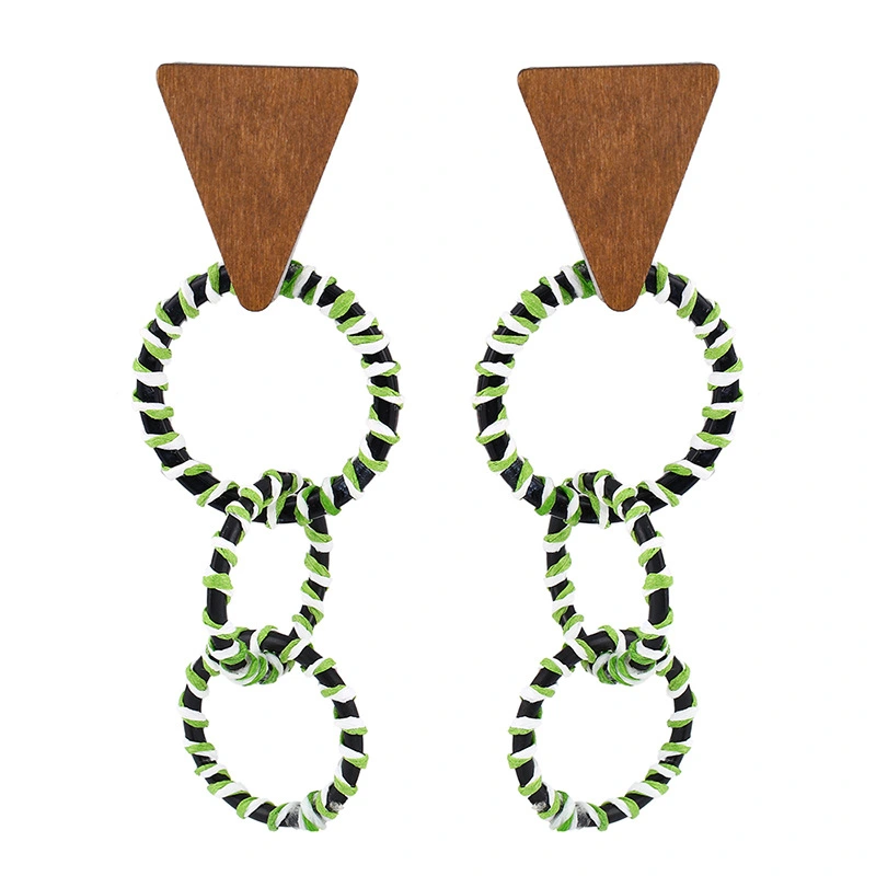 European and American exaggerated geometric earrings female 2022 popular jewelry Aosheng jewelry female erm50