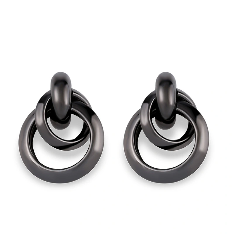 European and American exaggerated geometric earrings female 2022 popular jewelry Aosheng jewelry female erm50