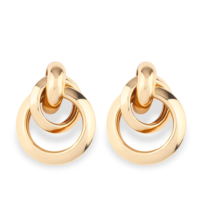 European and American exaggerated geometric earrings female 2022 popular jewelry Aosheng jewelry female erm50