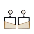 European and American exaggerated geometric earrings female 2022 popular jewelry Aosheng jewelry female erm50